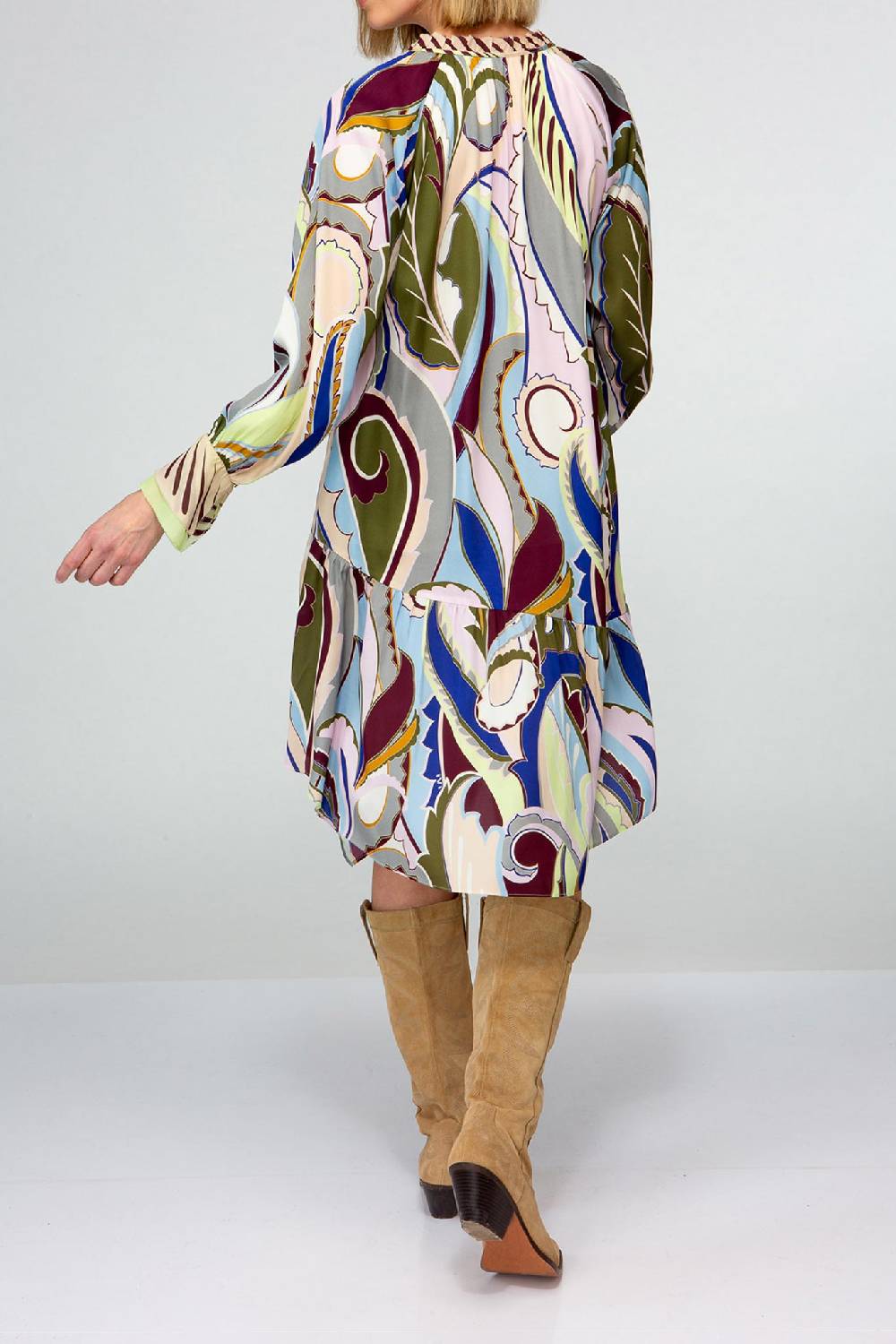 IVI GmbH LAS VEGAS Seidenkleid mit asymmetrischem Saum Blitzangebot