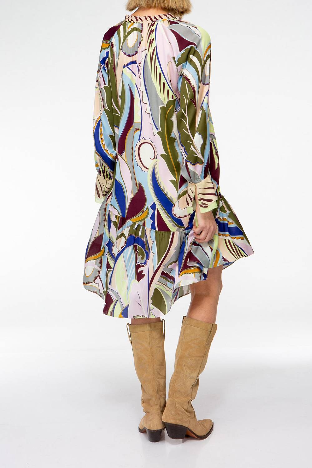 IVI GmbH LAS VEGAS Seidenkleid mit asymmetrischem Saum Blitzangebot