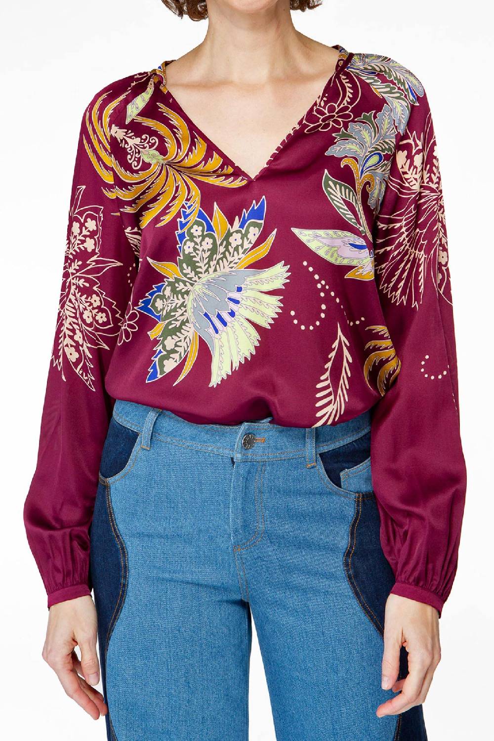 IVI GmbH GLAMOROUS Bluse mit Cut Out Letzte 3 Tage
