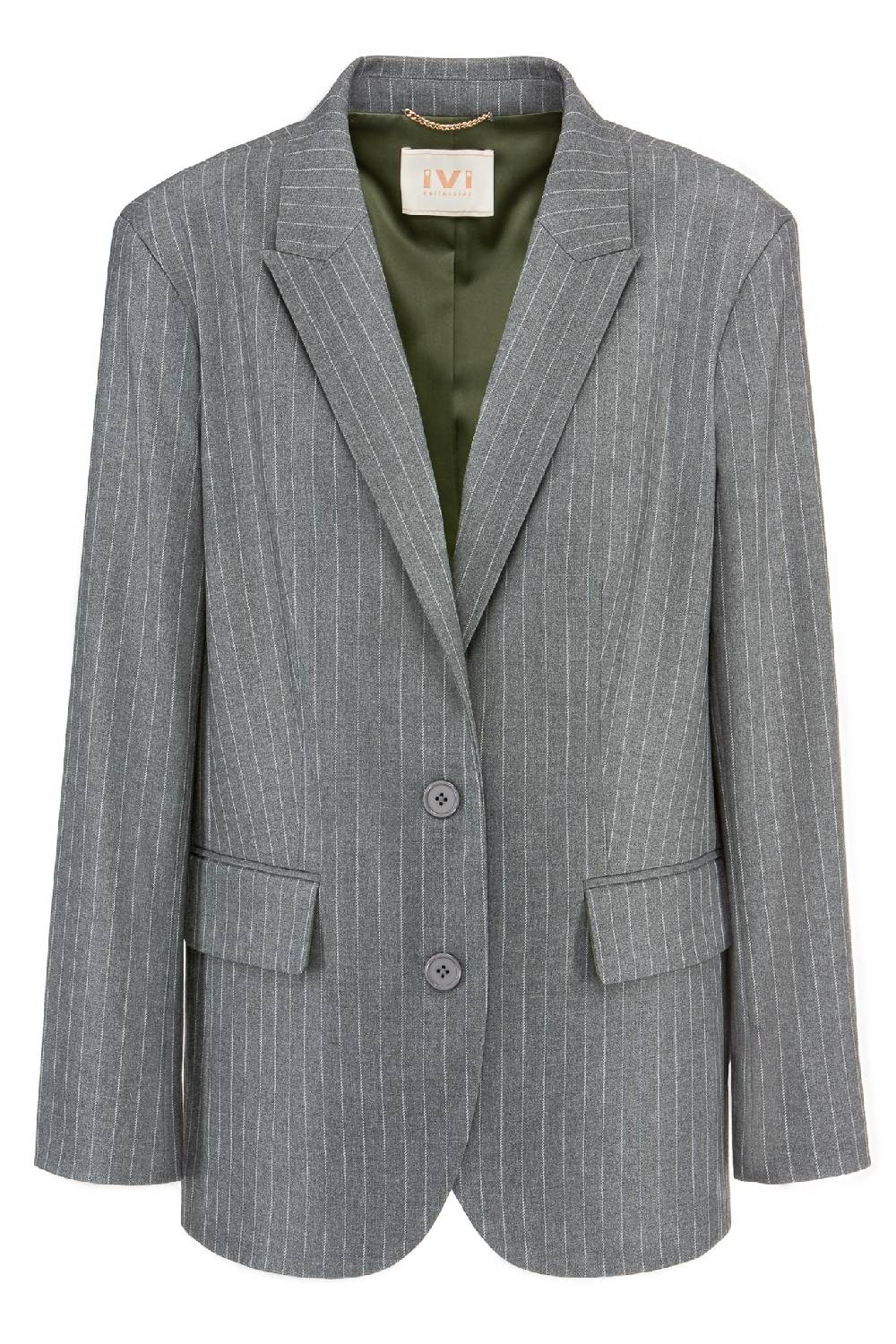 IVI GmbH PINSTRIPE Klassischer Blazer graphit Vierteljährliche Förderung