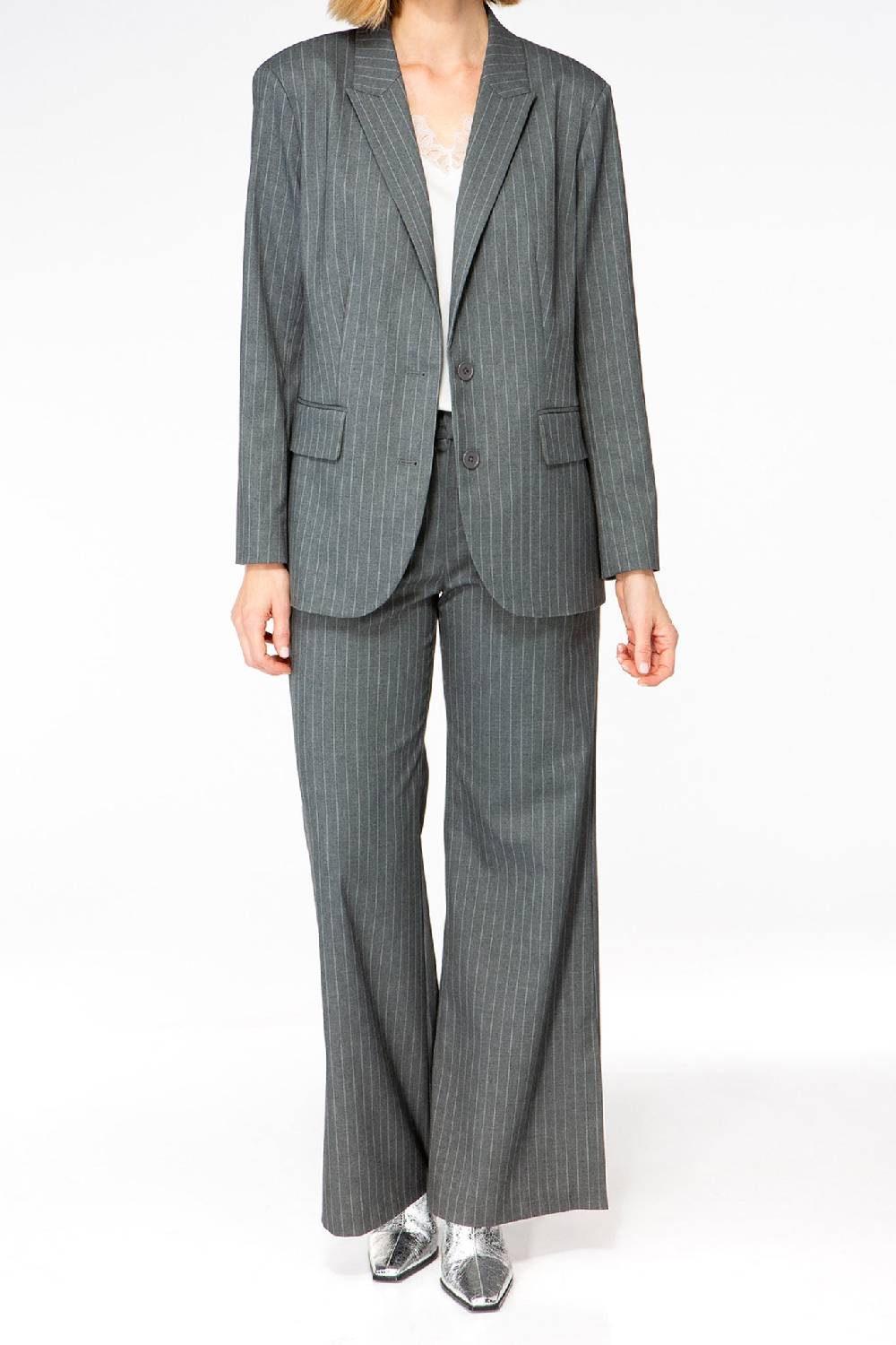 IVI GmbH PINSTRIPE Klassischer Blazer graphit Vierteljährliche Förderung