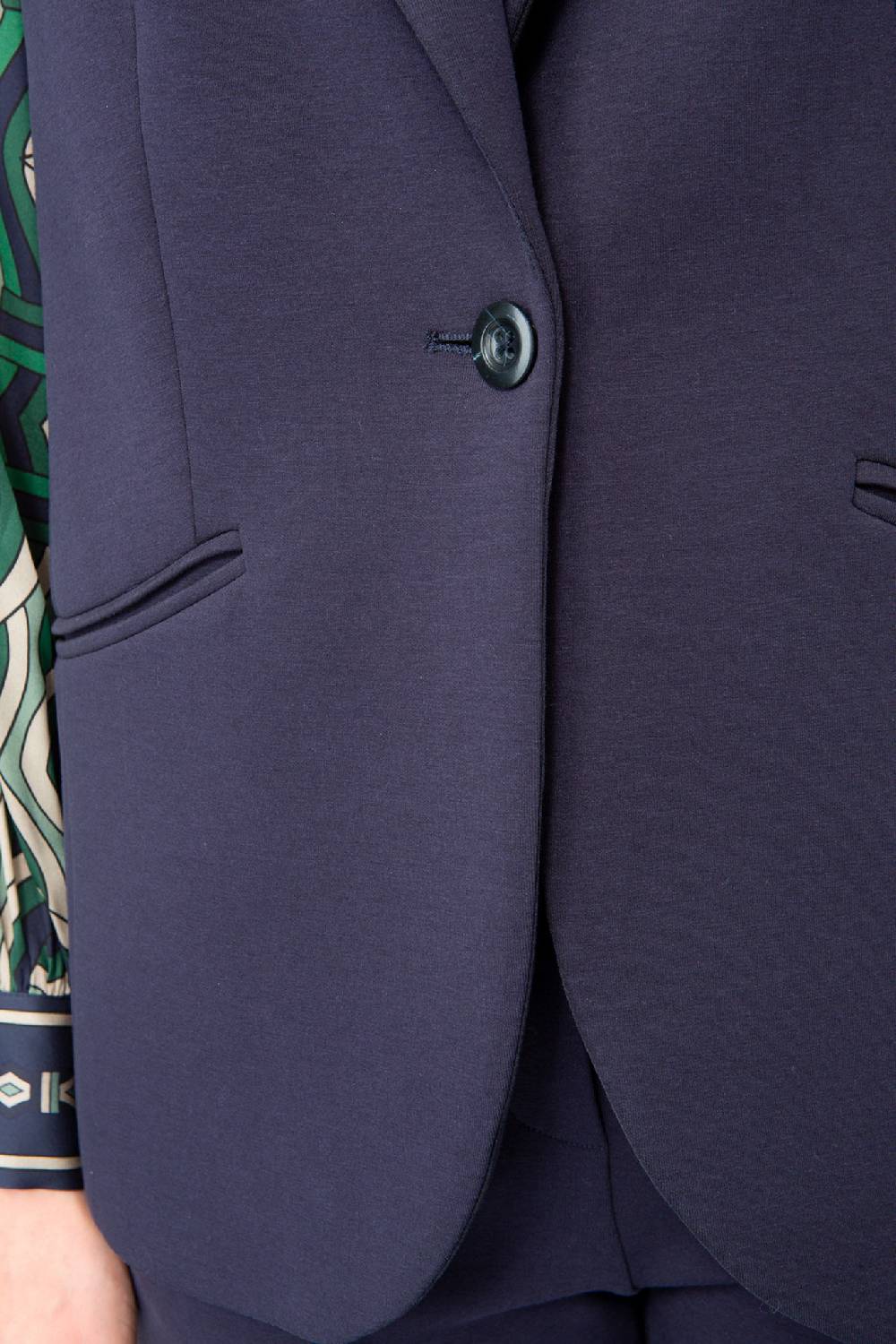 IVI GmbH SOLID JERSEY Weste mit Reverskragen navy 50% Rabatt mit kostenlosem Versand