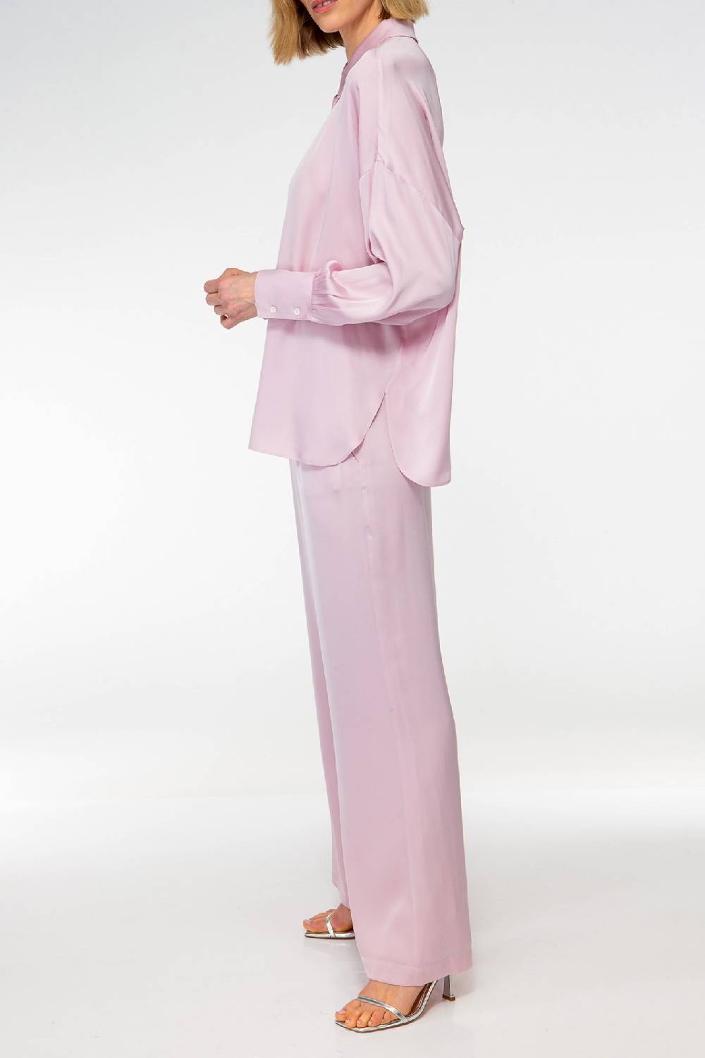IVI GmbH SOLID SILK Tunika im Hemdblusen-Look bright rose JETZT KAUFEN