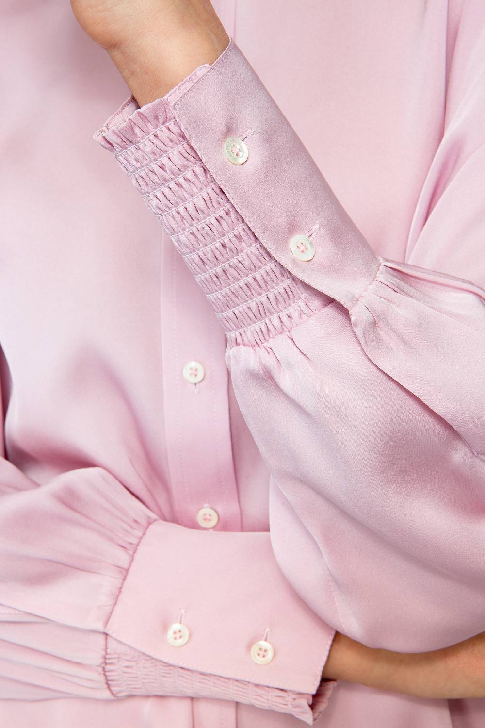 IVI GmbH SOLID SILK Tunika im Hemdblusen-Look bright rose JETZT KAUFEN