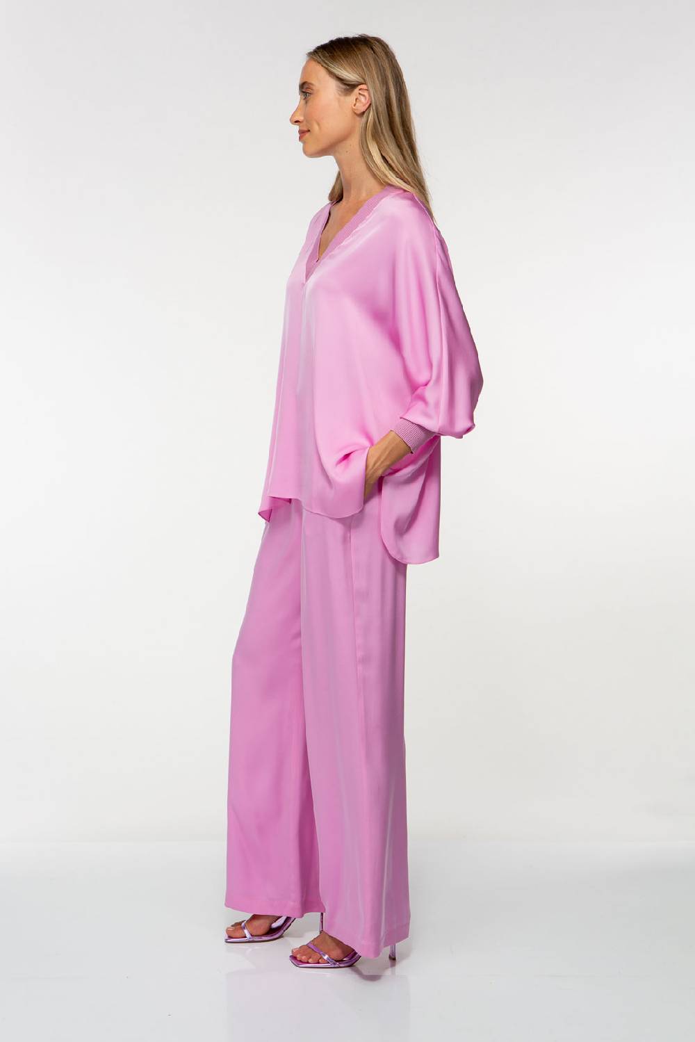 IVI GmbH SOLID SILK Tunika pink orchid Super Rabatt