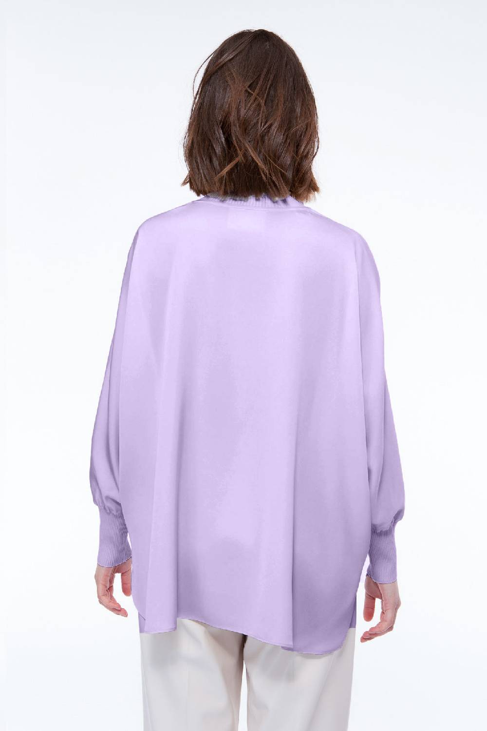 IVI GmbH SOLID SILK Tunika lila Fabrikladen