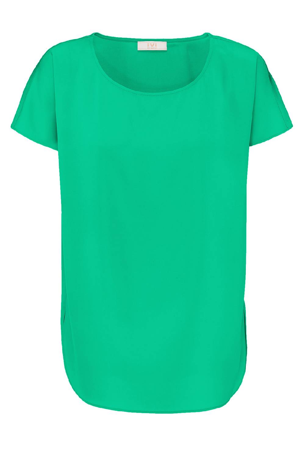 IVI GmbH SOLID SILK Seidenshirt smaragd Preisnachlass