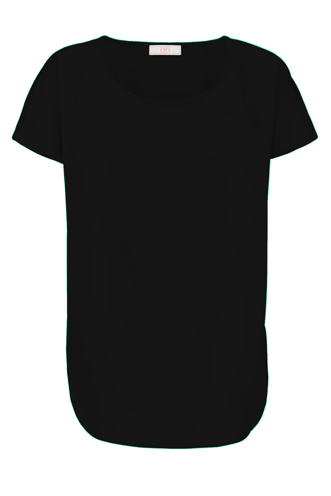 IVI GmbH SOLID SILK Seidenshirt schwarz Cyber Monday