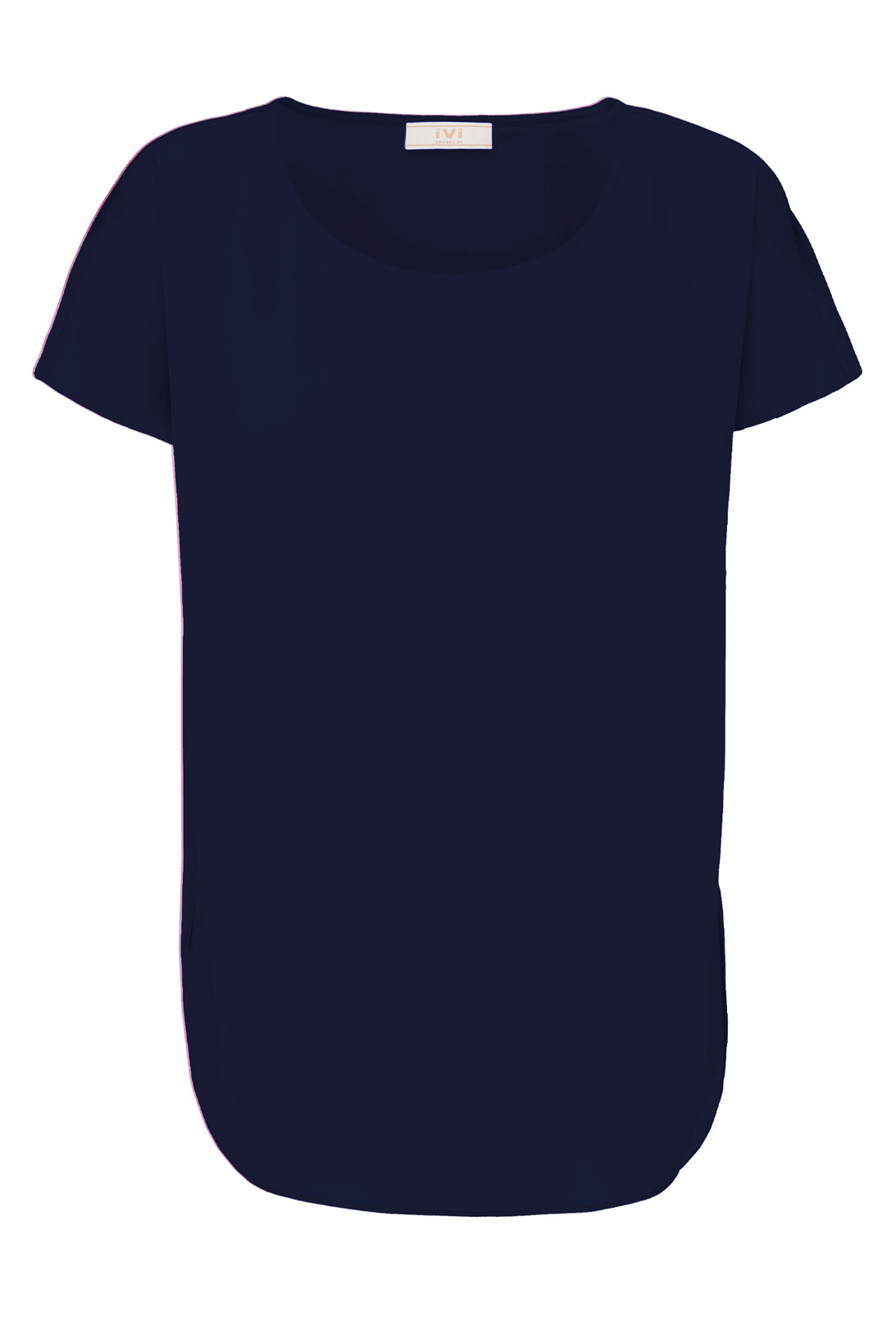 IVI GmbH SOLID SILK Seidenshirt navy Osterangebot