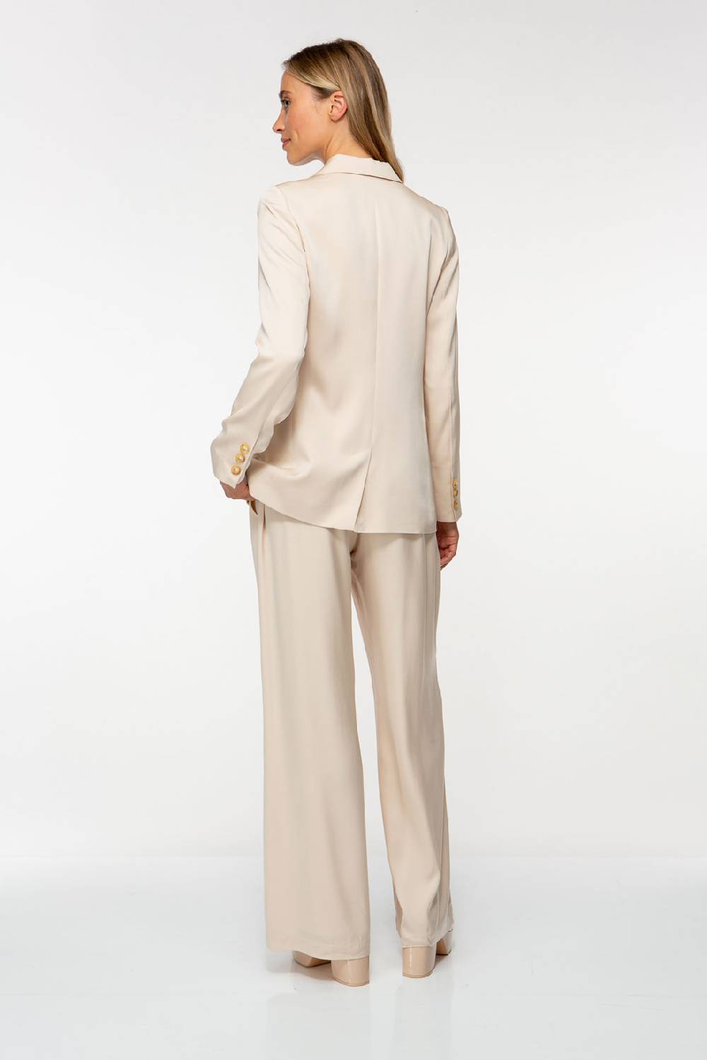 IVI GmbH SOLID SILK Seidenblazer light sand Bis zu 50% Rabatt