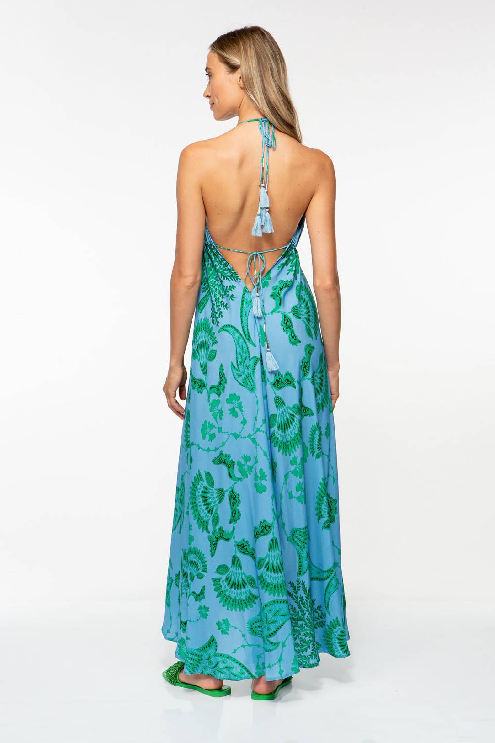 IVI GmbH CORAL FLOWER Maxikleid mit Print ocean Online