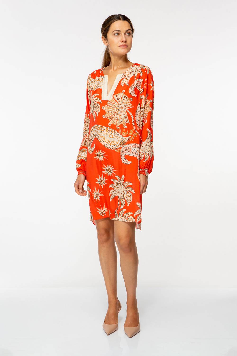 IVI GmbH PALM VIBES Minikleid rot Outlet
