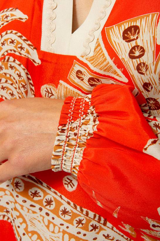 IVI GmbH PALM VIBES Minikleid rot Outlet