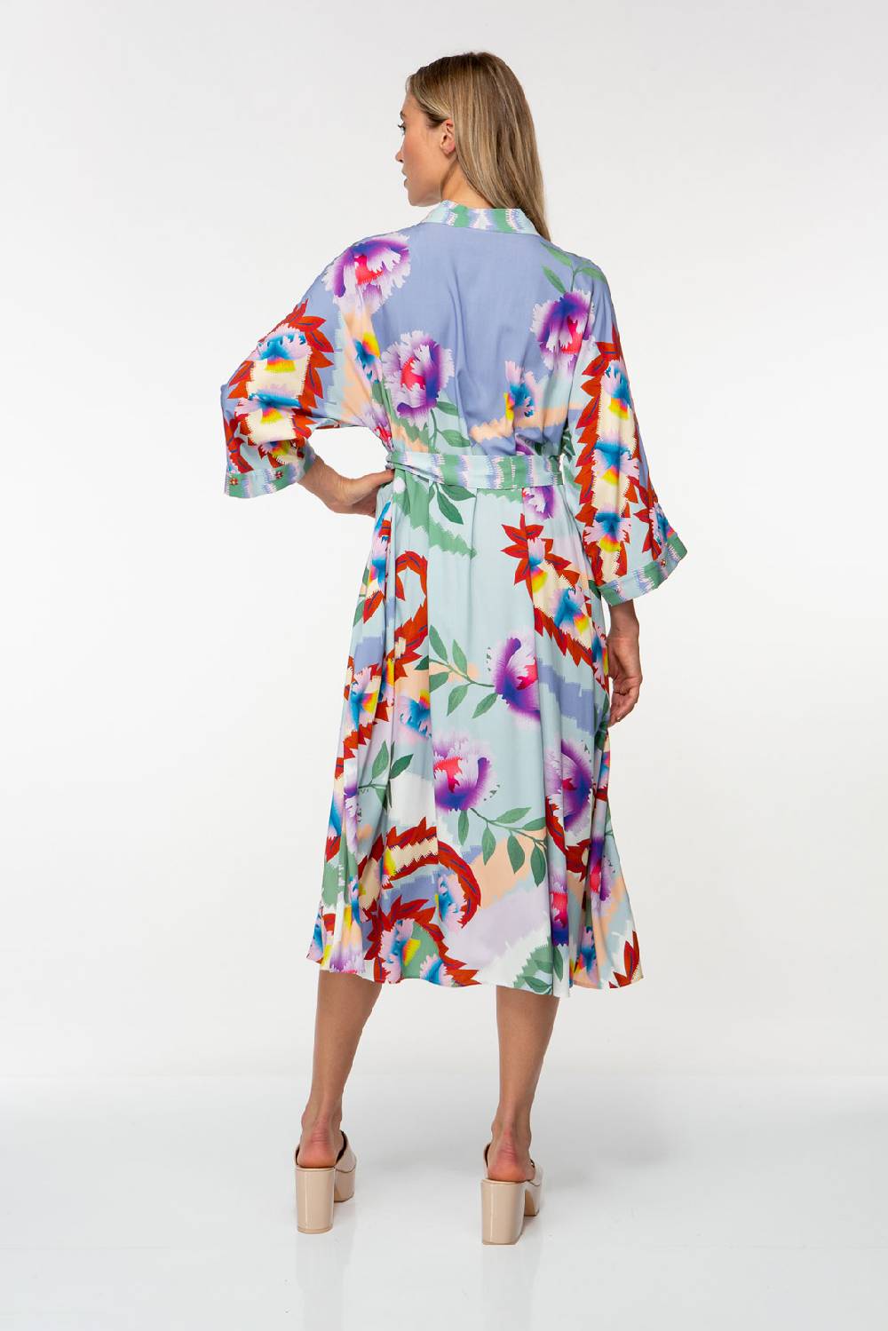 IVI GmbH PIXEL PAISLEY Kaftankleid lavendel Angebote
