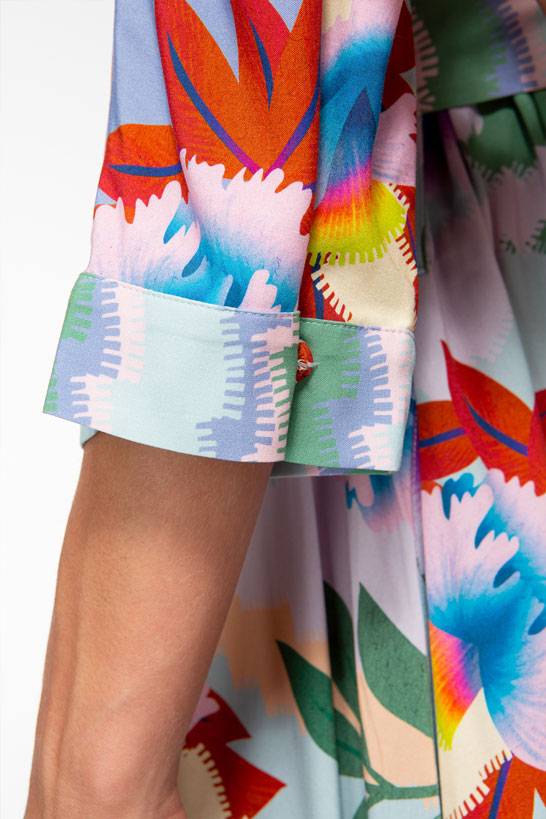 IVI GmbH PIXEL PAISLEY Kaftankleid lavendel Angebote