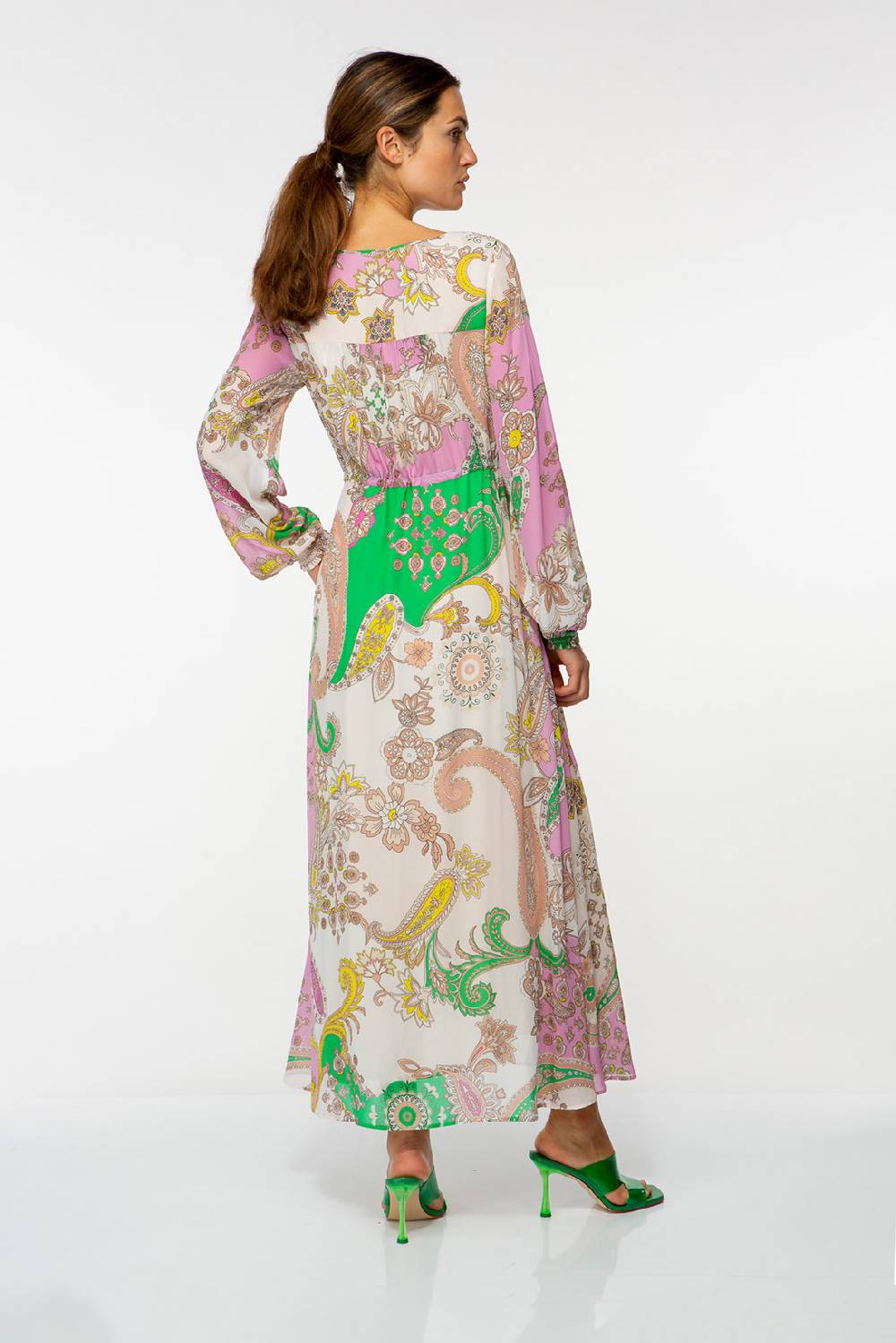 IVI GmbH PAISLEY Chiffon Kleid multicolor im Angebot