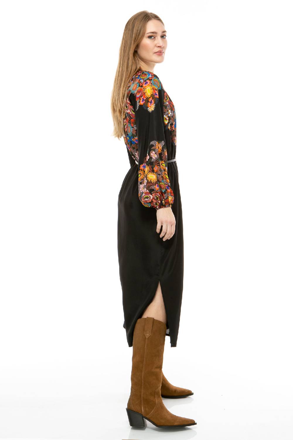 IVI GmbH FLOWER BALL Kleid schwarz Saisonschlussverkauf
