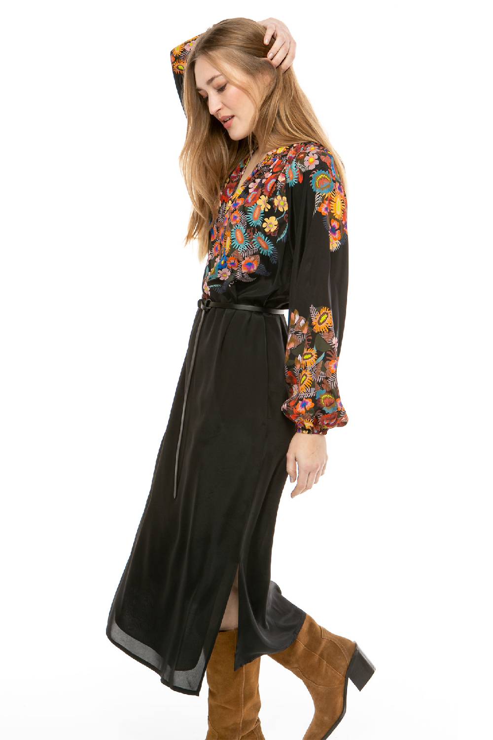 IVI GmbH FLOWER BALL Kleid schwarz Saisonschlussverkauf