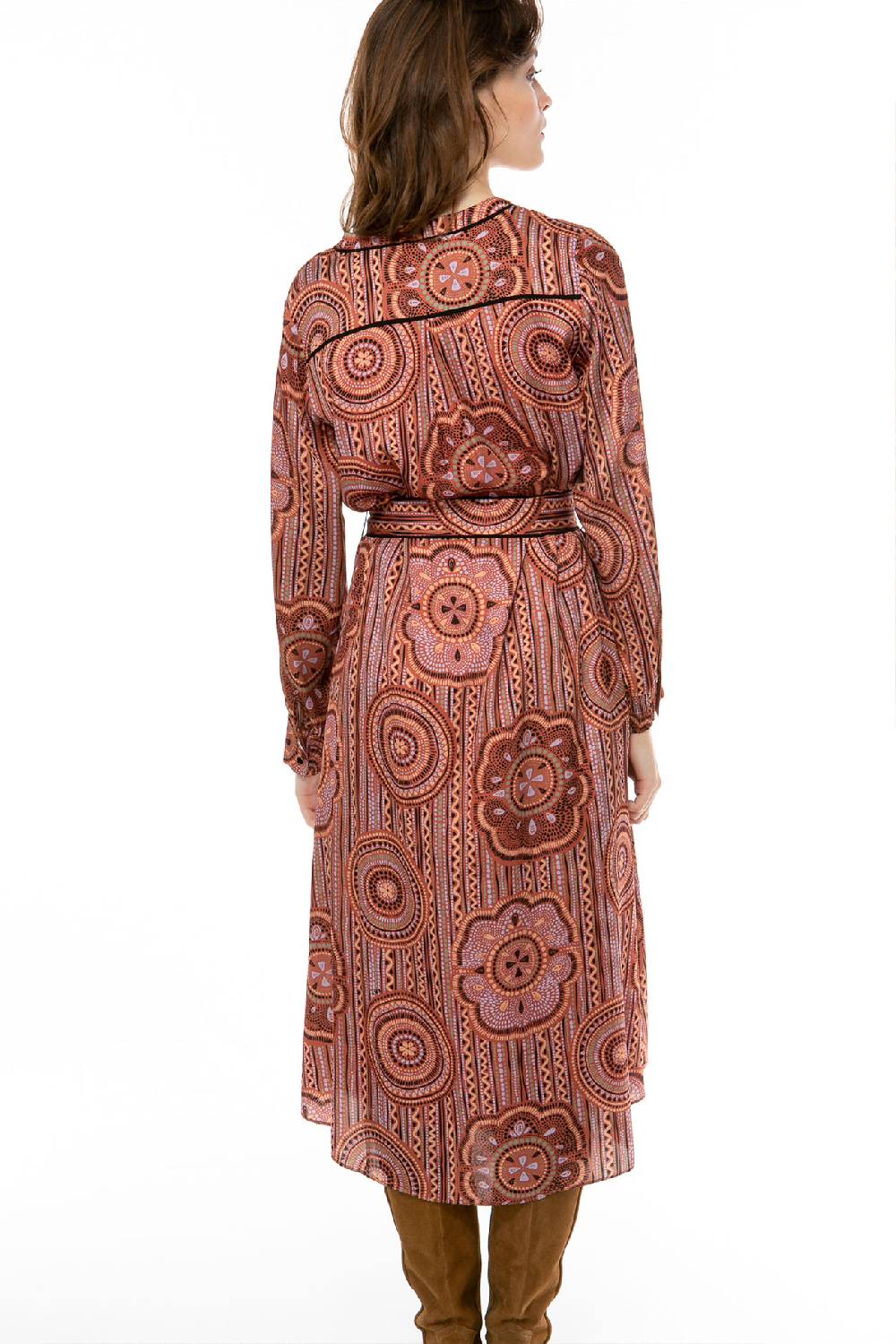 IVI GmbH MOSAIC Seidenkleid lilac Osterangebot