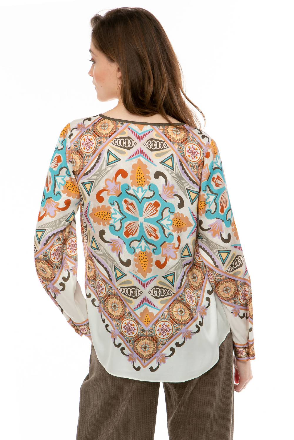 IVI GmbH VINTAGE FLOWERS Bluse weiß Neueste Mode