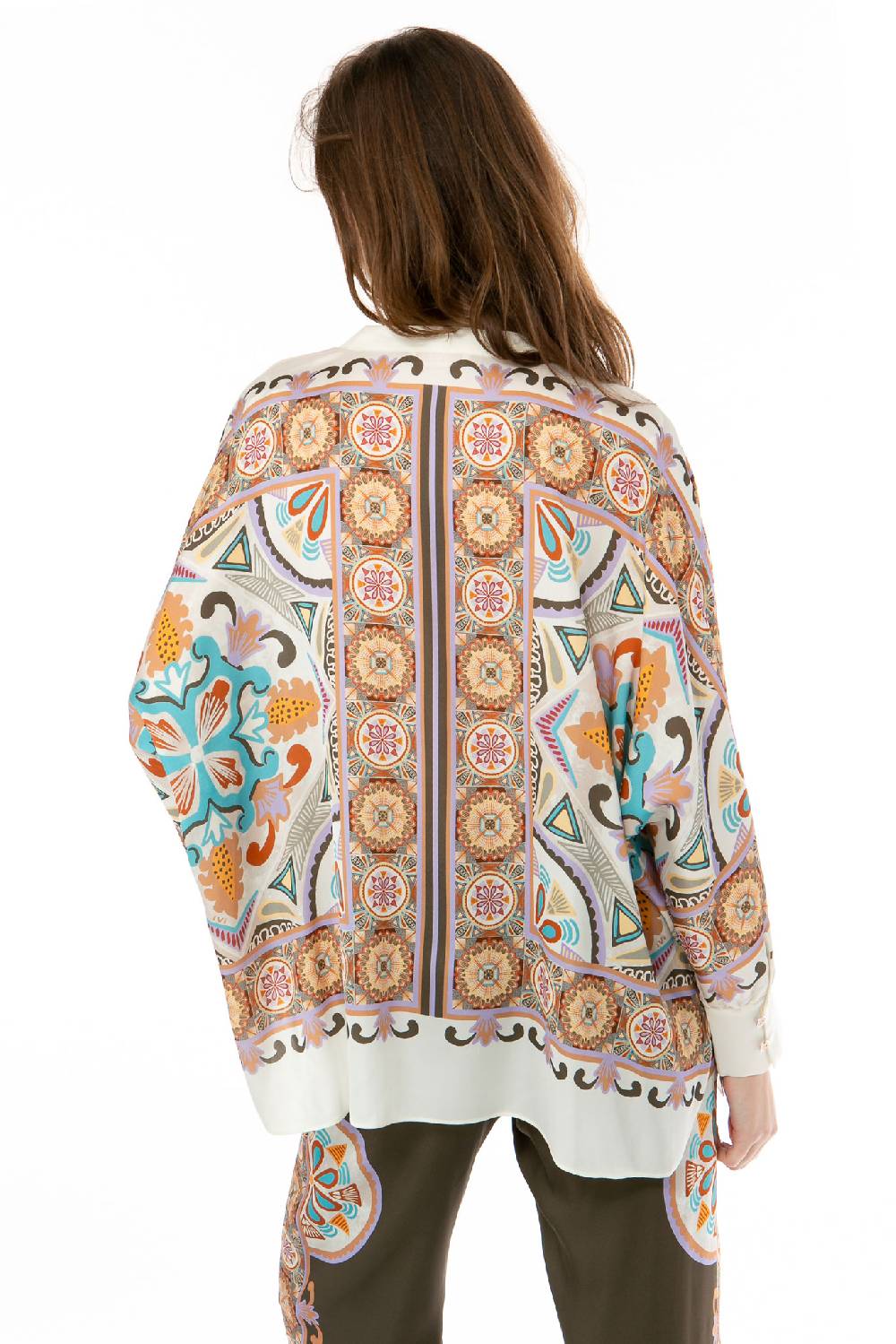 IVI GmbH VINTAGE FLOWERS Tunika weiß Online Outlet