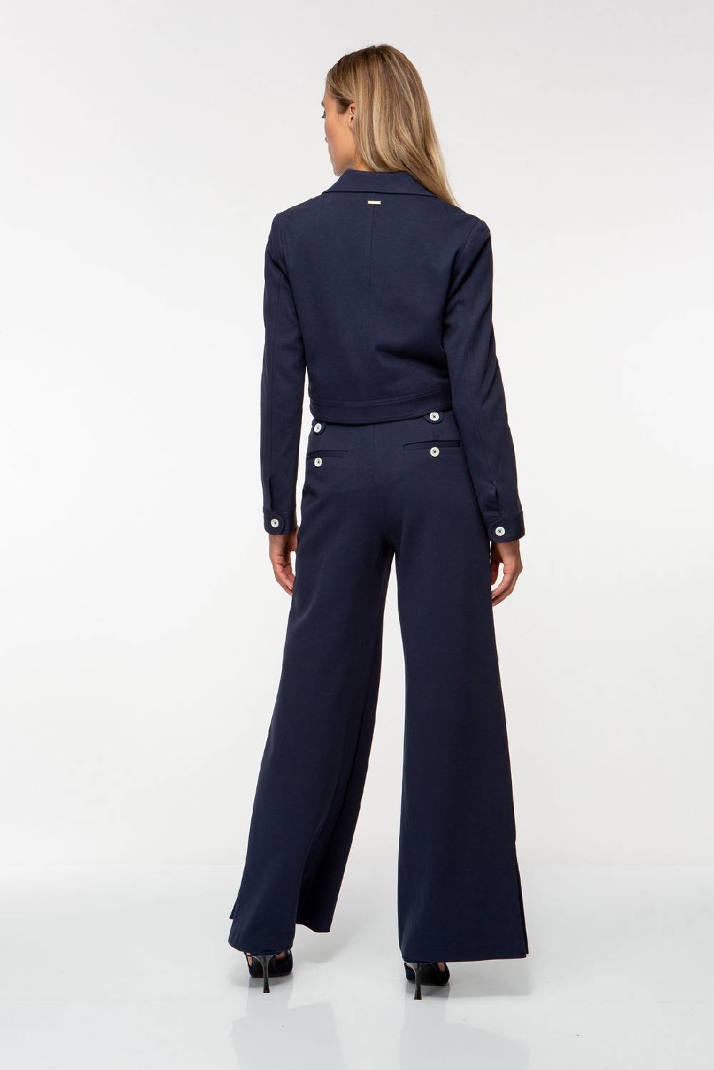 IVI GmbH SOLID JERSEY Verkürzter Blazer navy VIP-Rabatte