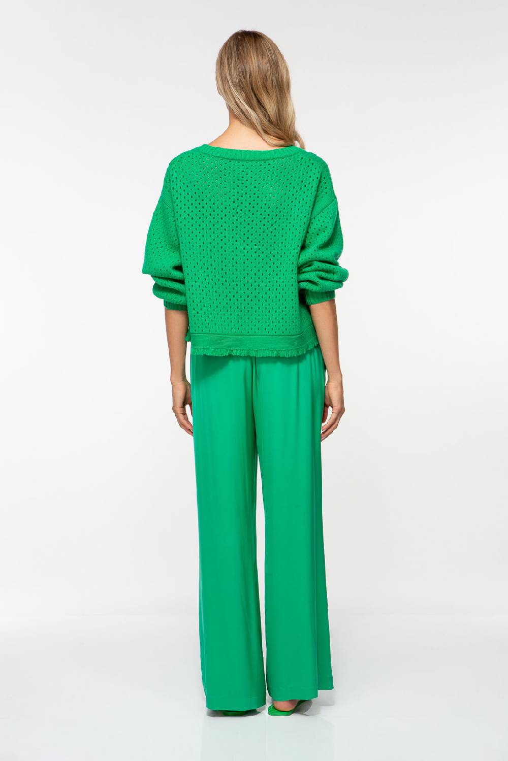 IVI GmbH SOLID KNIT Boxy Cardigan smaragd Super Sparpreis