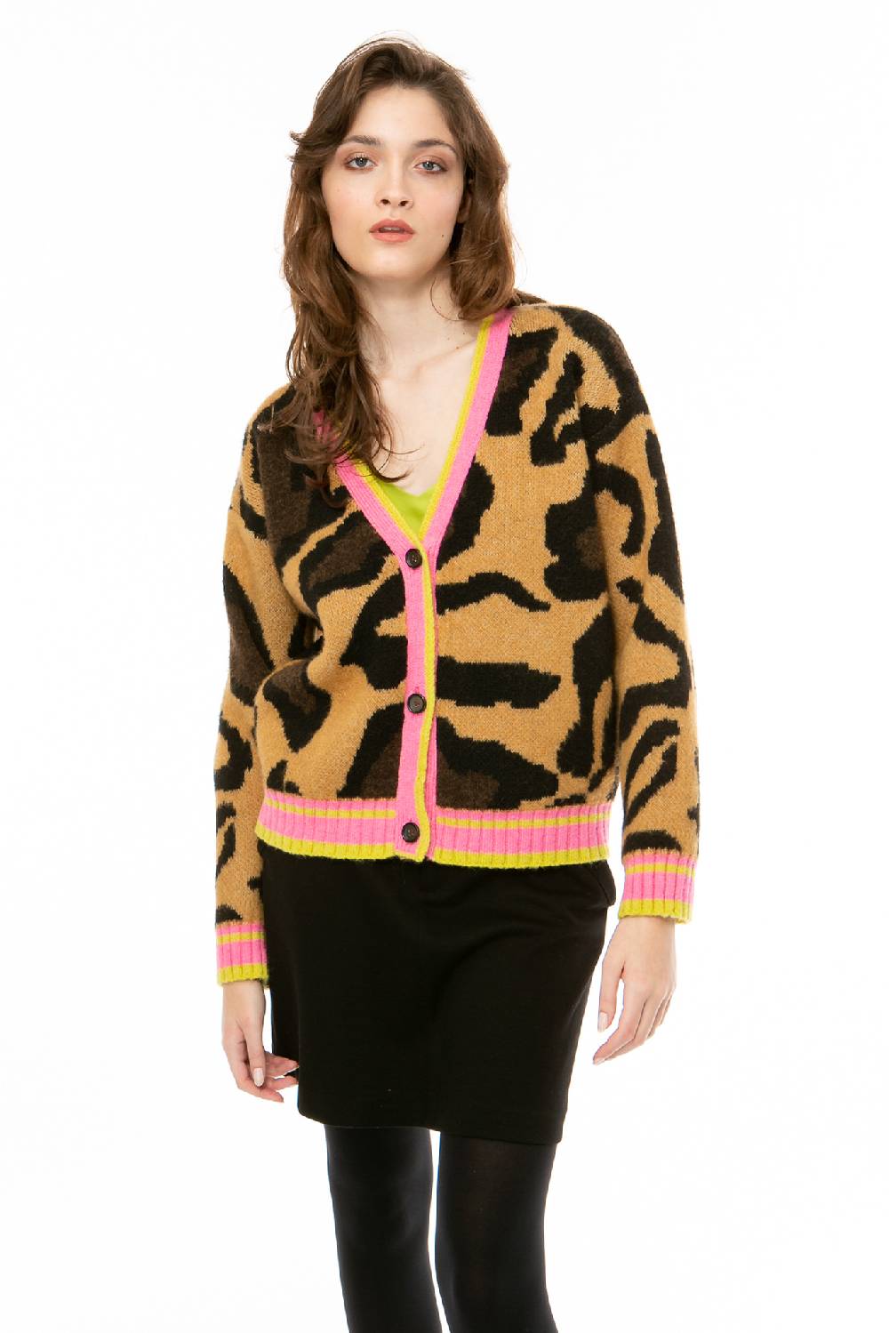 IVI GmbH BIG LEO Strickjacke braun Zeitbegrenzte Promotion