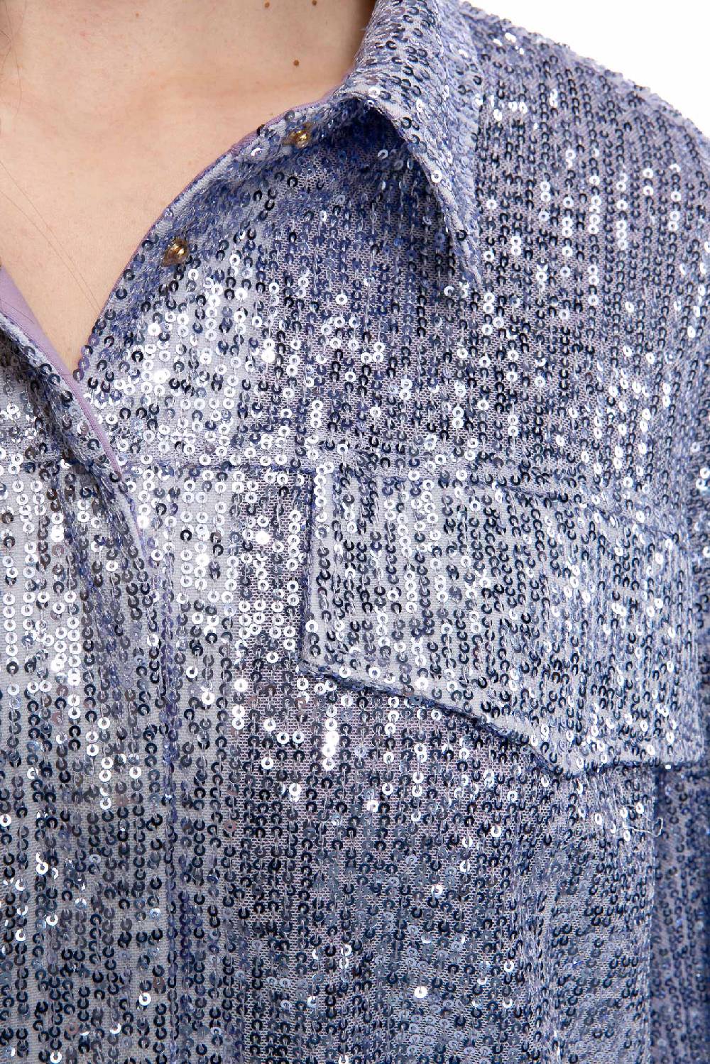 IVI GmbH SEQUINS Boxy Jacke lila Bis zu 60% Rabatt
