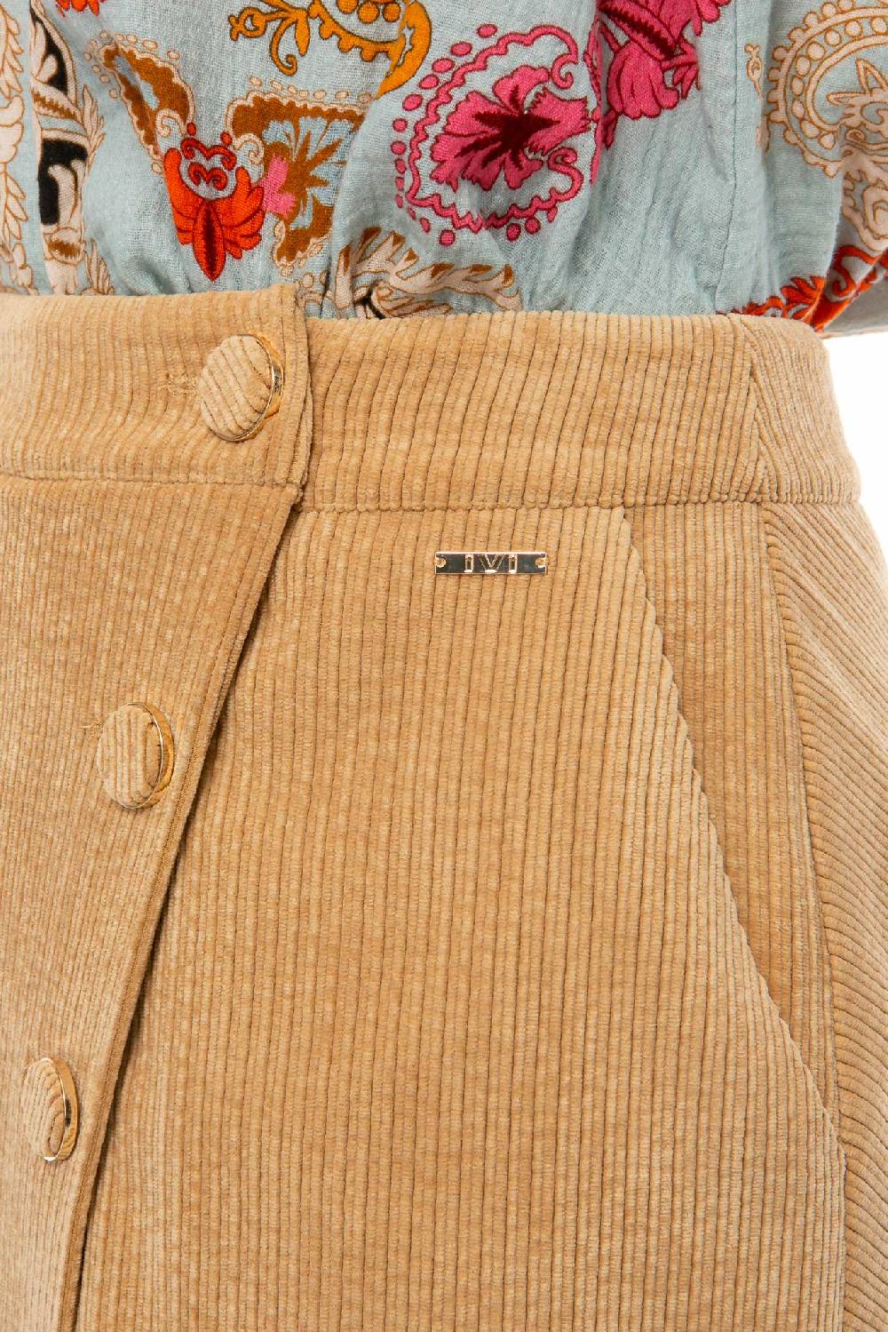 IVI GmbH CORDUROY Minirock camel Im Verkauf