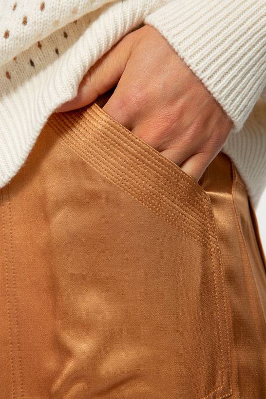 IVI GmbH SATEEN Hose mit Cargo Details terra Online