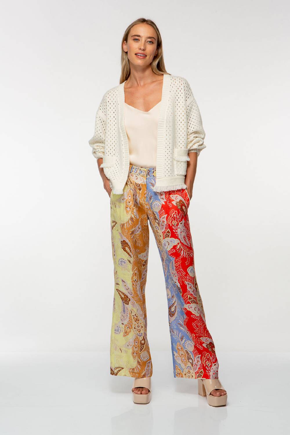 IVI GmbH AMBER Leinenhose multicolor Hotsell