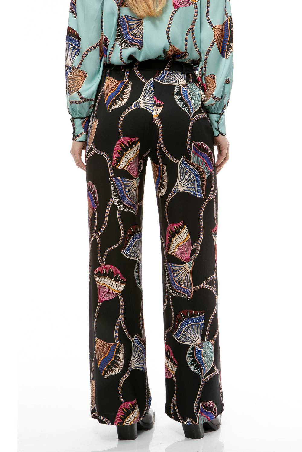 IVI GmbH LOTUS BLOSSOM Seidenhose schwarz Exklusivangebot