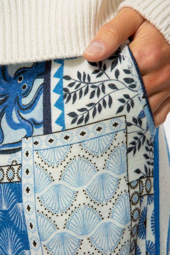 IVI GmbH ORIENTAL GARDEN Gestrickte Hose sky Top Angebot