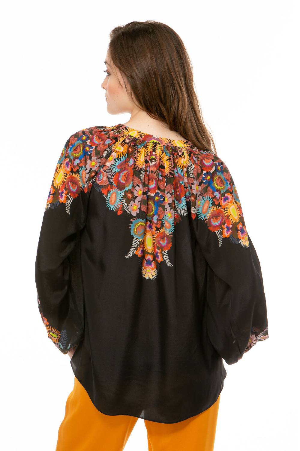 IVI GmbH FLOWER BALL Bluse schwarz Nur noch ein Tag übrig