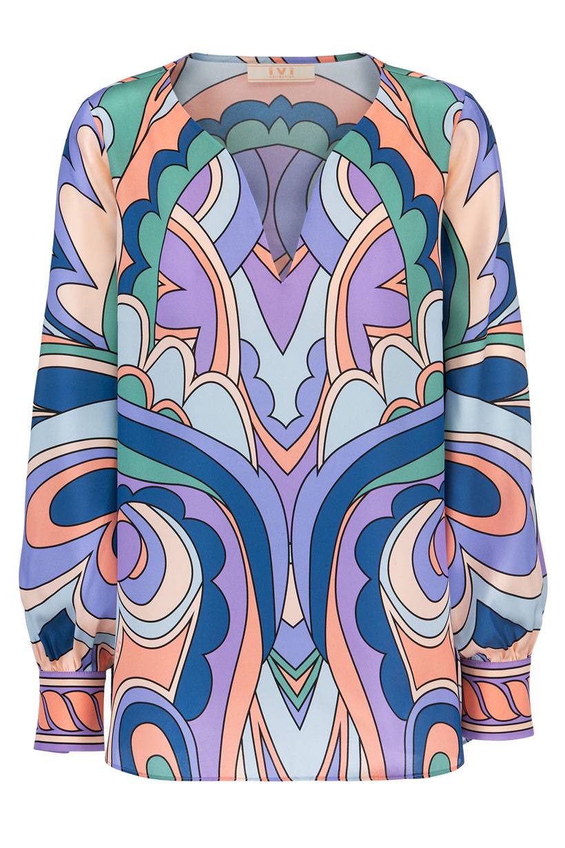 IVI GmbH GARDEN OF SPELLS Seidenbluse lavendel Limitierter Zeitrabatt