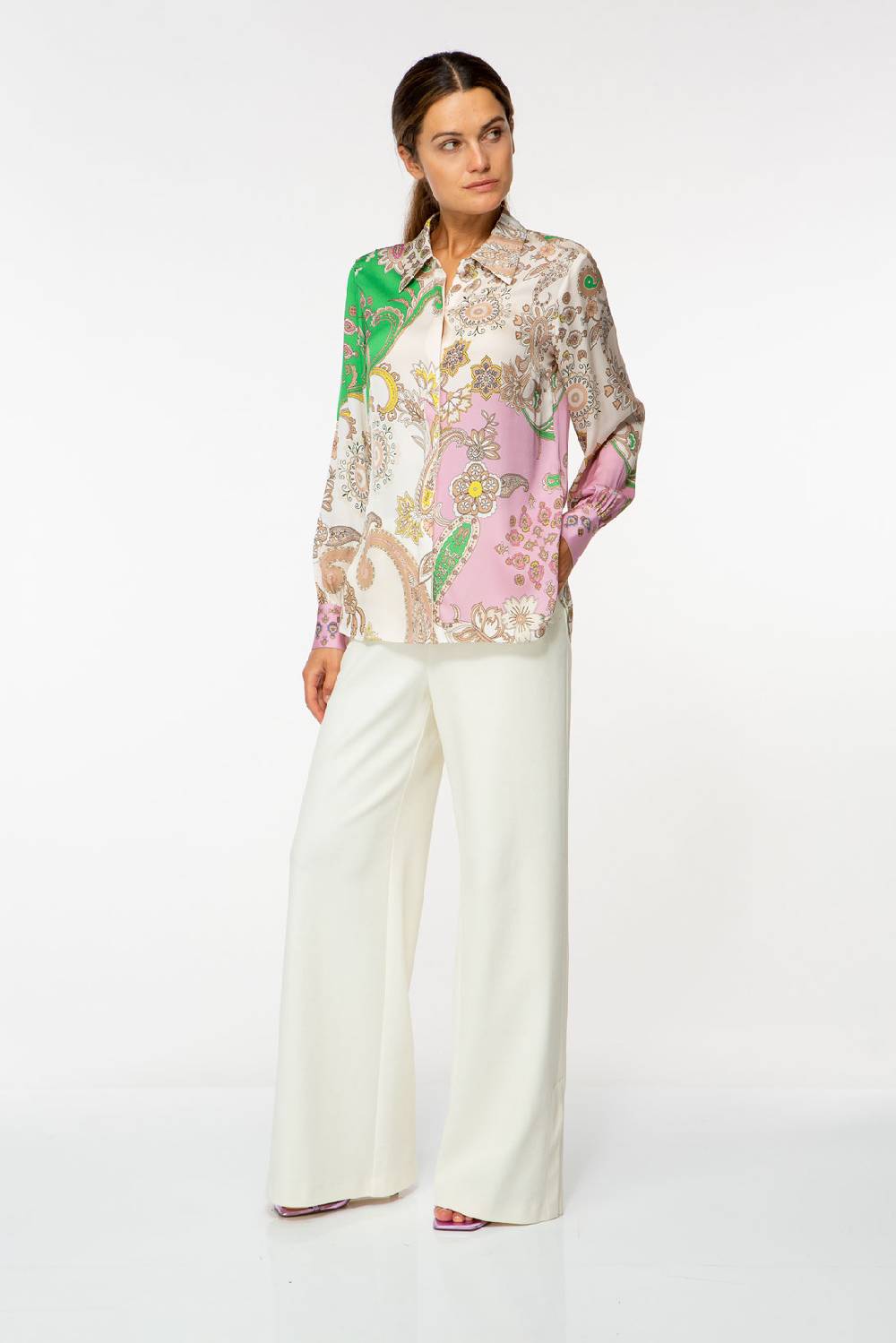 IVI GmbH PAISLEY Hemdbluse multicolor Fabrikpreis