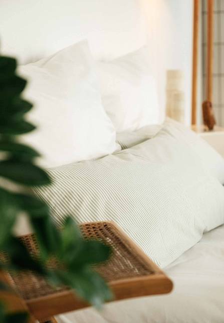 Melawear Perkal Bettwäsche Set MAJULI Stripes Saisonale Angebote