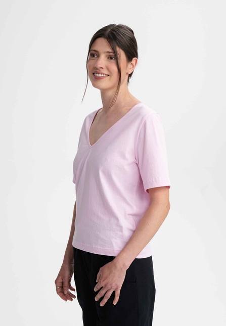 Melawear Damen V-Neck T-Shirt LALI Sonderangebot der Fabrik
