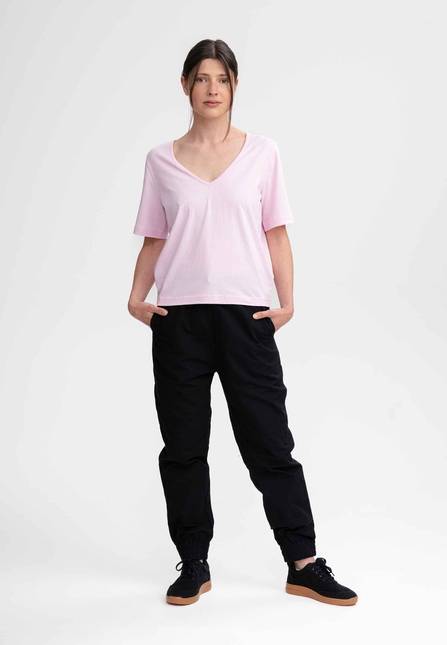 Melawear Damen V-Neck T-Shirt LALI Sonderangebot der Fabrik