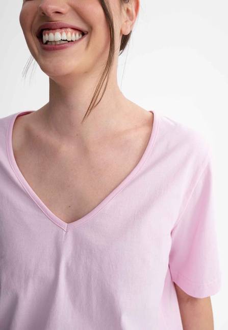 Melawear Damen V-Neck T-Shirt LALI Sonderangebot der Fabrik
