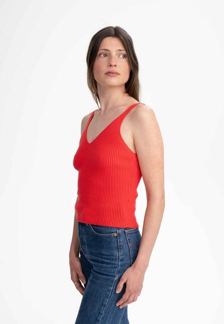Melawear V-Neck Strick Top RHADA Begrenzt auf 3 Tage