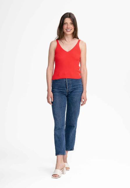 Melawear V-Neck Strick Top RHADA Begrenzt auf 3 Tage