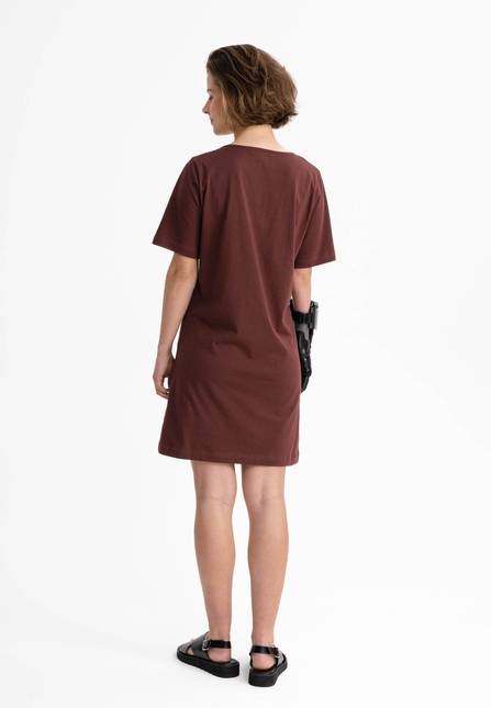 Melawear Damen V-Neck Kleid JANITRA Im Verkauf