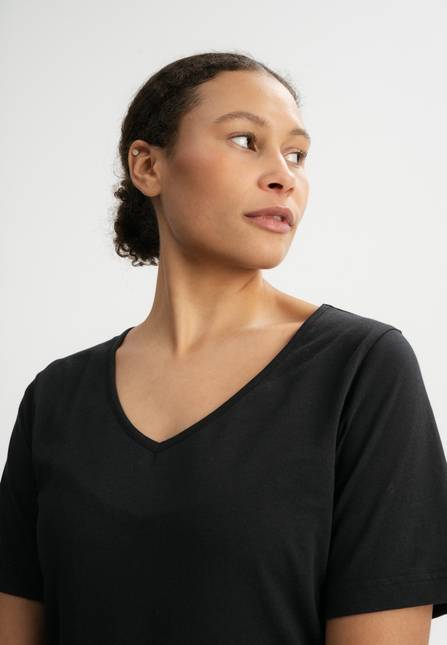 Melawear Damen V-Neck Kleid JANITRA 50% Rabatt für begrenzte Zeit