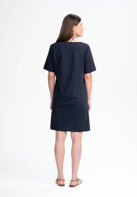 Melawear Damen V-Neck Kleid JANITRA Rabatte dieses Monats