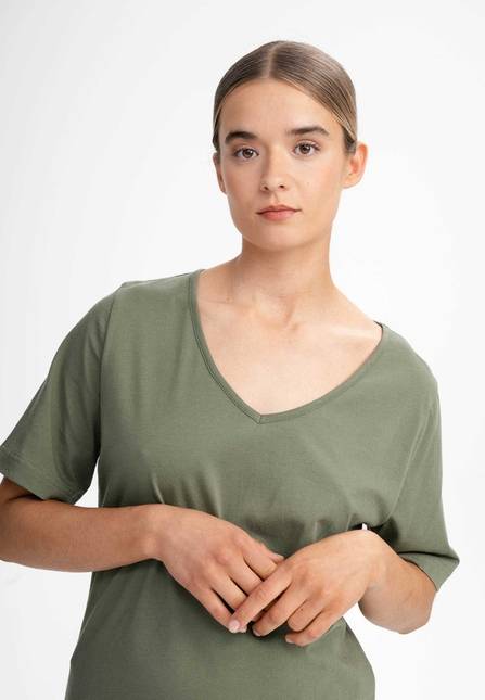 Melawear Damen V-Neck Kleid JANITRA 2025