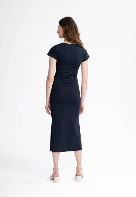 Melawear V-Neck Kleid lang SHREOSHI Schlussverkauf