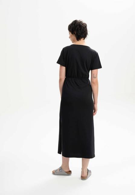 Melawear V-Neck Kleid lang SHREOSHI Günstiger Verkauf