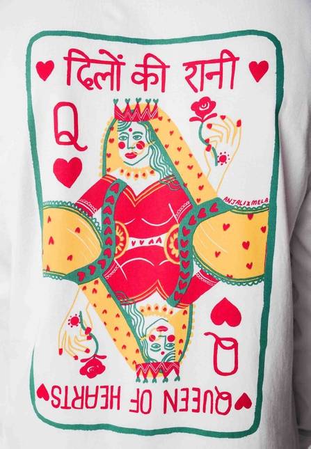 Melawear Oversized Langarmshirt Artist Edition Anjali Rabatt